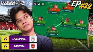  แผนใหม่จ่าขม ดวล Liverpool Arsenal จะรอดมั้ยครับเนี่ย?  Football Manager 2024 EP.22