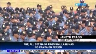 PNP ready to give security as campaign period starts