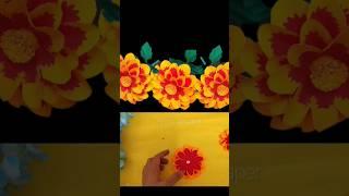 How to make paper flower from craft paper #3dflowers #origamiflower #floralart