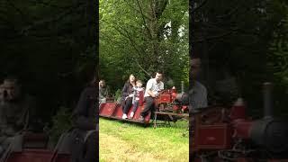 Carolyn on the Bankside Miniature Railway #short #steamtrain #steam #train #miniaturerailway