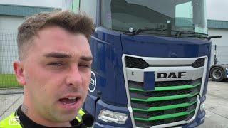 DRIVING A DAF WITH NO MIRRORS TO HOLLAND