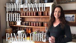 CANNED FOOD LARDER PANTRY TOUR - PRESERVE WHAT YOU GROW  Pressure Canning