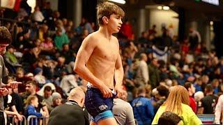 U17 T. Lytvynenko UKR vs E. Jankowski POL 65kg. Freestyle youth boys wrestling.