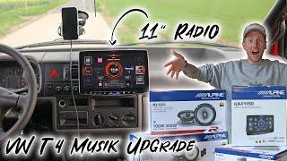 11 Radio im VW T4? Fettes Car Hifi Upgrade inkl. Endstufe Lautsprecher und Subwoofer