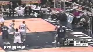 Allen Iverson ALL 3 pointers in 2001 NBA MVP Season