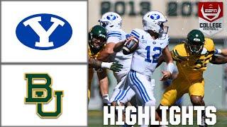 BYU Cougars vs. Baylor Bears  Full Game Highlights  ESPN College Football