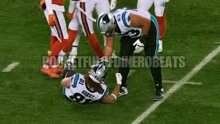 SCARY HIT ON HAYDEN HURSTFULL PLAY #bryceyoung #haydenhurst #panthers #nfl
