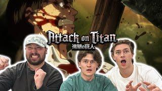 NAH THIS IS CRAZY  Attack on Titan 1x24 REACTION