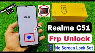 Realme C51 Frp Unlock - Without Pc  New Method 2024  No Screen Lock Set  RMX3830 Frp Bypass