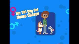 Disney Channel Up Next - Boy Girl Dog Cat Mouse Cheese 2009 FANMADE
