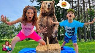 DeeDee and Matteo Go On A Picnic Adventure  Funny Story For Kids