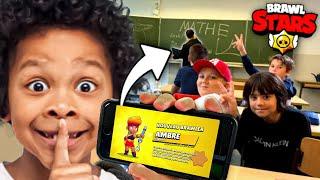 mdr cet ABO de 9 ANS qui DÉBLOQUE des DINGUERIES en CLASSE  pack opening brawl stars