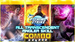 All Fishing Strike Transcendent Angler Skill Combo Transcendent Benjamin Angela Hannah【釣魚大亨 피싱스트라이크