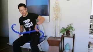 A great self-massage tool for your hips shoulders and back