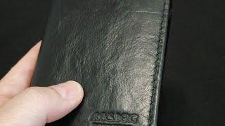 Портмоне трифолд мужской  большой tri-fold wallet handmade bi-fold leather wallet