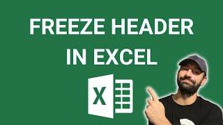 How to Freeze header in Excel on scroll