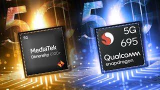 Dimensity 6100 Plus Vs Snapdragon 695  Antutu Benchmark & Specs