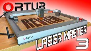 ORTUR Laser Master 3 Laser Engraver Review  10W Laser Diode  Wi-Fi   Air Assist  High Speed