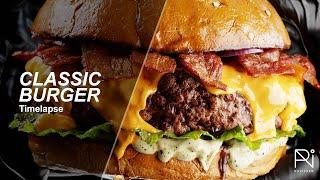 Classic Burger  3D Time-lapse 