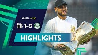 SANTOS 1X0 PALMEIRAS  MELHORES MOMENTOS  HIGHLIGHTS  RESUMEN PARTIDO  CAMPEONATO PAULISTA 2024