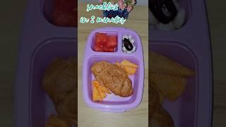 Snackbox in 2 minutes  #Snackbox #shorts #shortsfeed shortsfeed #reels #kids #food