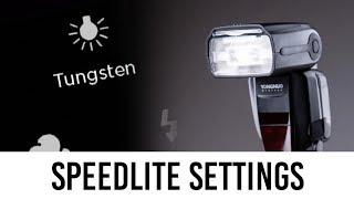 PHOTOGRAPHY BASICS  Speedlite Settings - MARK CLEGHORN