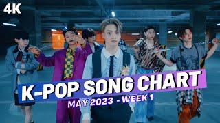 TOP 100 K-POP SONG CHART  MAY 2023 WEEK 1