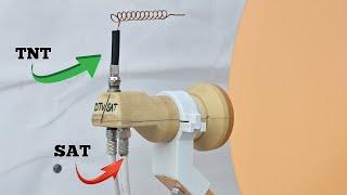 How to catch Nilesat satellite and terrestrial channels using a single LNB