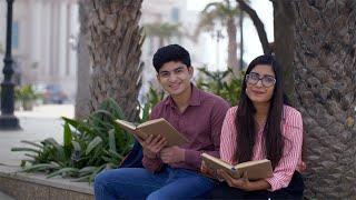 College scene of Indian teenagers sitting together and smiling...  Indian Stock Footage  Knot9