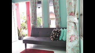 Rumah cantik idaman dekorasi rumah minimalis home decor gorden jendela shabby chic bulak balik hijau