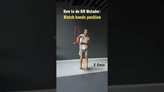 How to do OH Matador with Octomoves #flowrope explained in slow motion #shorts #howto #learning