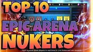 WHO IS NUMBER 1??? Top 10 Epic Arena Nukers - Raid Shadow Legends