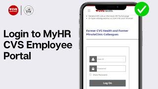 How to login to MyHR CVS Employee Portal SUPER EASY