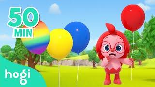 Learn Colors with Balloon and more  Colors & Songs for Kids  Pinkfong Hogi