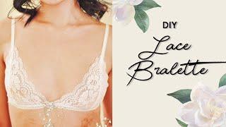 How to sew a Lace Bralette 3 ways - Valentines Day sewing project