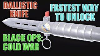 Fastest way to unlock Ballistic Knife in Black Ops Cold War