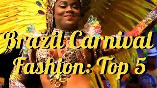  Brazil Carnival Fashion - Top 5 Costumes #Shorts