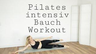 Bauch Pilates intensiv Workout Homeworkout flacher Bauch schmale Taille schöne Silhouette