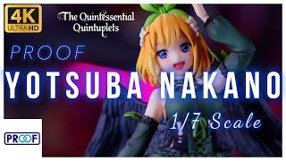 PROOF Quintessential Quintuplets Yotsuba Nakano Fallen Angel 17 Scale Anime Figure Unboxing Review
