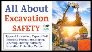 All About Excavation Safety  Types of Soil SlopingBenchingShoringShielding Hazard & Precaution