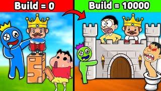 Build To Protect King   Funny Game Roblox 