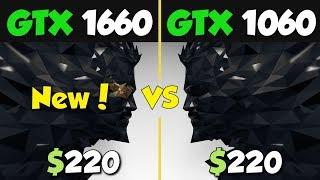 GTX 1660 vs GTX 1060 Test in 8 Games