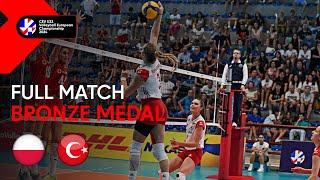 Full Match  Poland vs. Türkiye - CEV U22 Volleyball European Championship 2024  Bronze Medal W