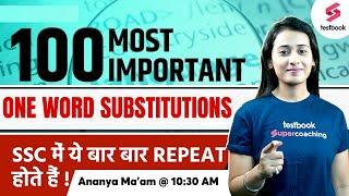 One Word Substitutions For SSC  English  SSC CHSL  MTS English 2023  SSC English By Ananya Maam