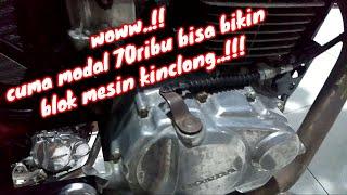 Tutorial bikin blok mesin yang kusam jadi kinclong kembali  modal 70ribu jadi kinclong..