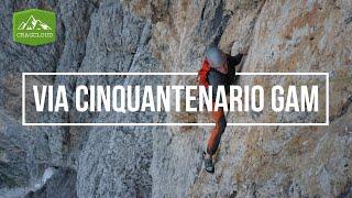 How to climb Via Cinquantenario GAM 6b in the Italian Dolomites