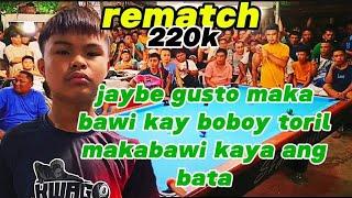 rematch jaybe  boboy prehas -10 balls race-18_bet-220k event toril davao city