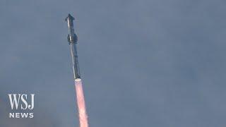 Watch SpaceX Blasts Off Starship Rocket on Third Test Flight  WSJ News