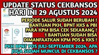 CEK SEKARANG JUGA️HARI INI BANTUAN PKH BPNT KKS & POS DI CEKBANSOS 1 BANTUAN SUDAH BISA DICAIRKAN