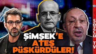 SUÇ İŞLİYOR Mehmet Şimşekin Enflasyon Açıklaması Emre Şirin ve Şeref Oğuzu Çileden Çıkardı